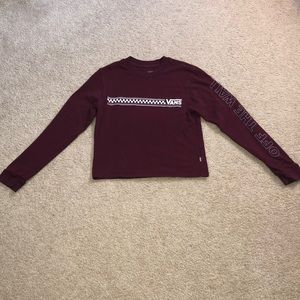 Vans Burgundy Long-Sleeve Shirt